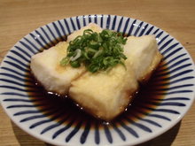 Deep-fried tofu in broth