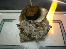 Grilled turban shell