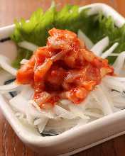 Chanja (Korean spicy marinated cod innards)