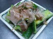 Smashed cucumber salad