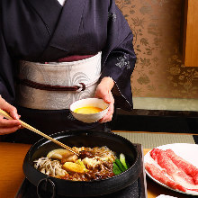 Wagyu beef sukiyaki