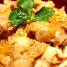 "Oyako" chicken and egg rice bowl