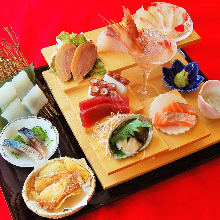Assorted sashimi, 10 kinds Assorted sashimi, 10 kinds