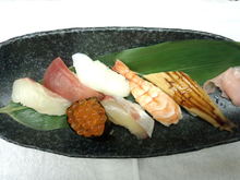 Assorted nigiri sushi