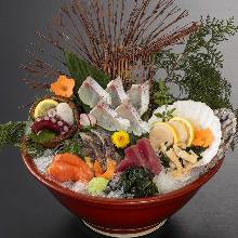 Assorted sashimi, 6 kinds