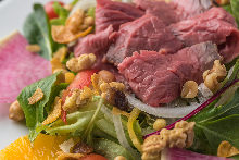 Roast beef salad