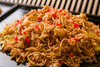 Sobameshi (fried noodles with fried rice)