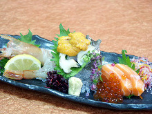 Assorted sashimi, 3 kinds