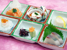 Assorted sashimi, 5 kinds