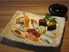 Seafood sushi selections