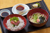 Boiled whitebait rice bowl