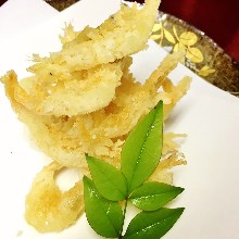 Fried prawns