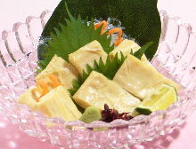 Edible Raw yuba (tofu skin)