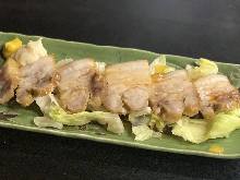 Grilled pork