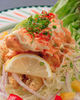 Fried shrimp dressed with mayonnaise Fried shrimp dressed with mayonnaise