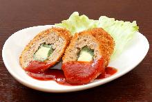 Minced meat cutlet