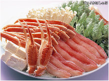 Snow crab shabu-shabu