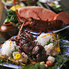(Our most popular!) 80g of Kuroge Wagyu, Ise Lobster Sashimi, and Teppanyaki!