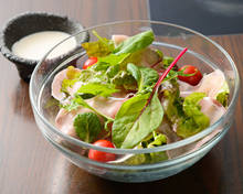 Raw ham salad