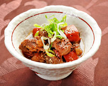 Simmered beef tendon