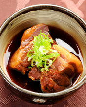 Simmered pork belly