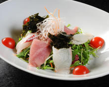 Mizuna salad