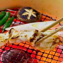 Grilled pufferfish