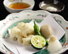 Pike conger tempura