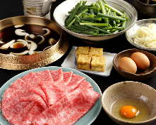 Beef sukiyaki