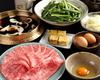 Specialty kuroge wagyu beef(sirloin) sukiyaki course【March ～ October】