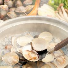 Seafood shabu-shabu