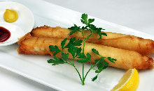 Seafood spring rolls