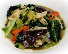 Stir-fried vegetables