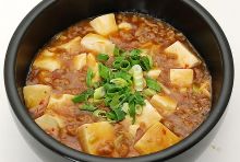 Soybean meat mapo tofu