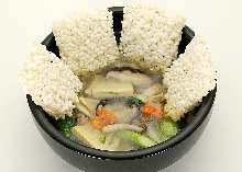 Ankake vegetable scorched rice