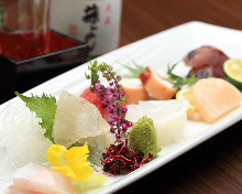 Assorted sashimi, 7 kinds