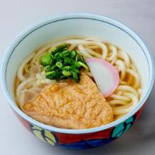 Wheat noodles with sweet fried tofu