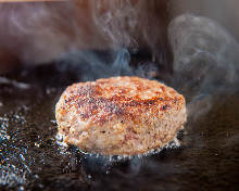 Wagyu hamburger steak