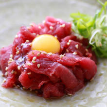 Horse meat tartare