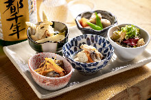 Assorted Obanzai (Kyoto-style home recipes)
