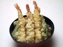 Tempura rice bowl