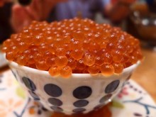 Salmon roe rice bowl