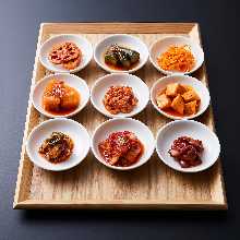 Assorted kimchi