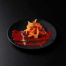 Korean-style squid sashimi