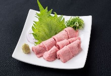 Edible raw beef