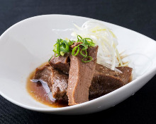 Simmered cubed meat