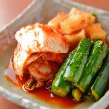 Assorted kimchi