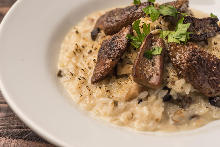 Mushroom risotto