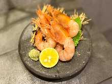 Raw Shrimp Sashimi