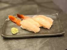 Raw Shrimp Nigiri